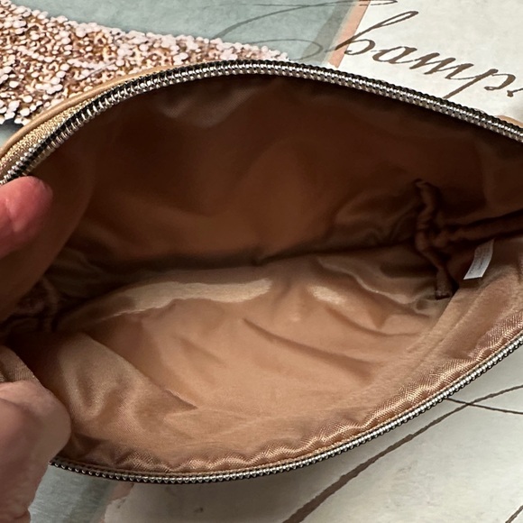 Joan & David Quilted Tan Wristlet - Picture 4 of 4